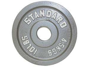 Olympic Oly Cast Iron Metal Free Weight Lifting Plate Plates 10# Olympic Oly Cast Iron Metal Free Weight Lifting Plate Plates 10#